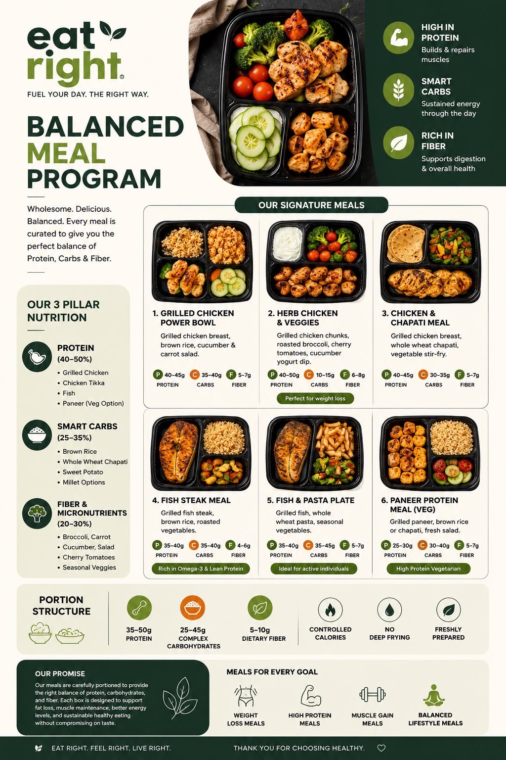 EatRightt menu